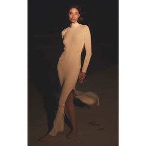 NWT Aya Muse Reposier Cotton-Blend Maxi Dress Sz M $725